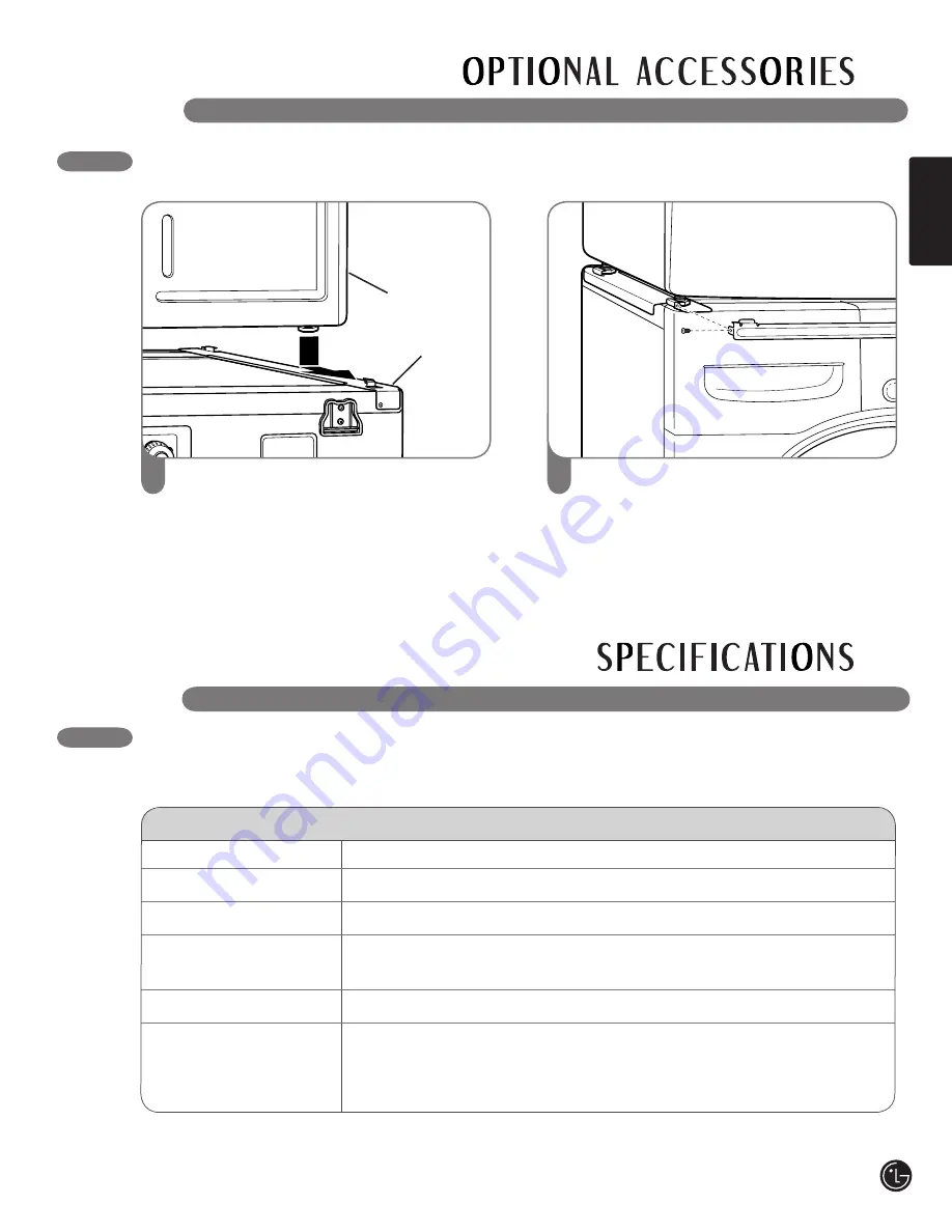 LG TDN1653ES Owner'S Manual Download Page 43