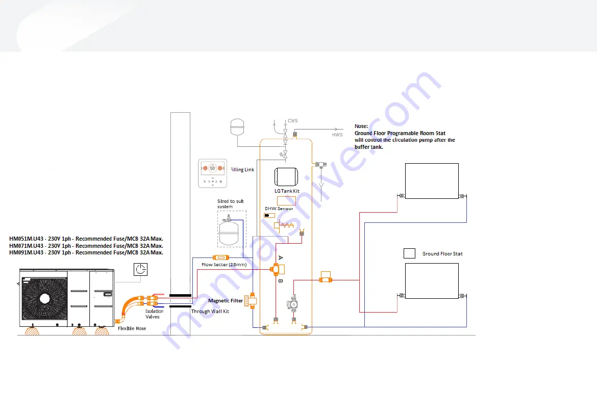 LG Therma V R32 Installation Instructions Manual Download Page 10