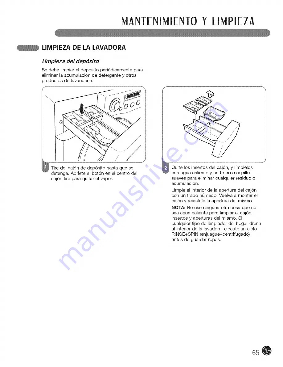 LG TROMM WM2455H Скачать руководство пользователя страница 65