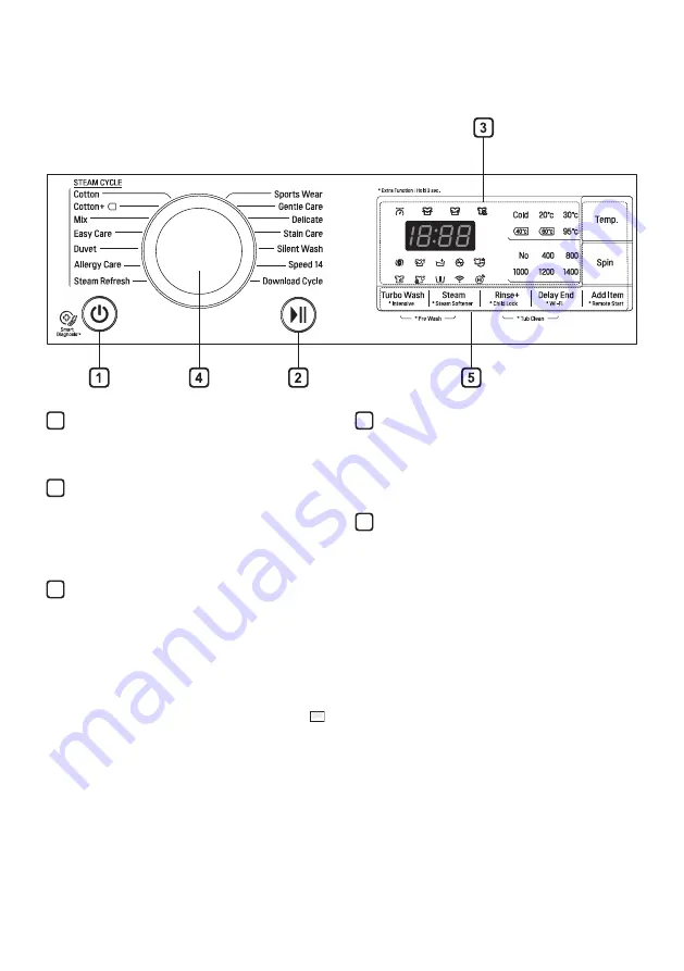 LG TWC1409S2V Owner'S Manual Download Page 23