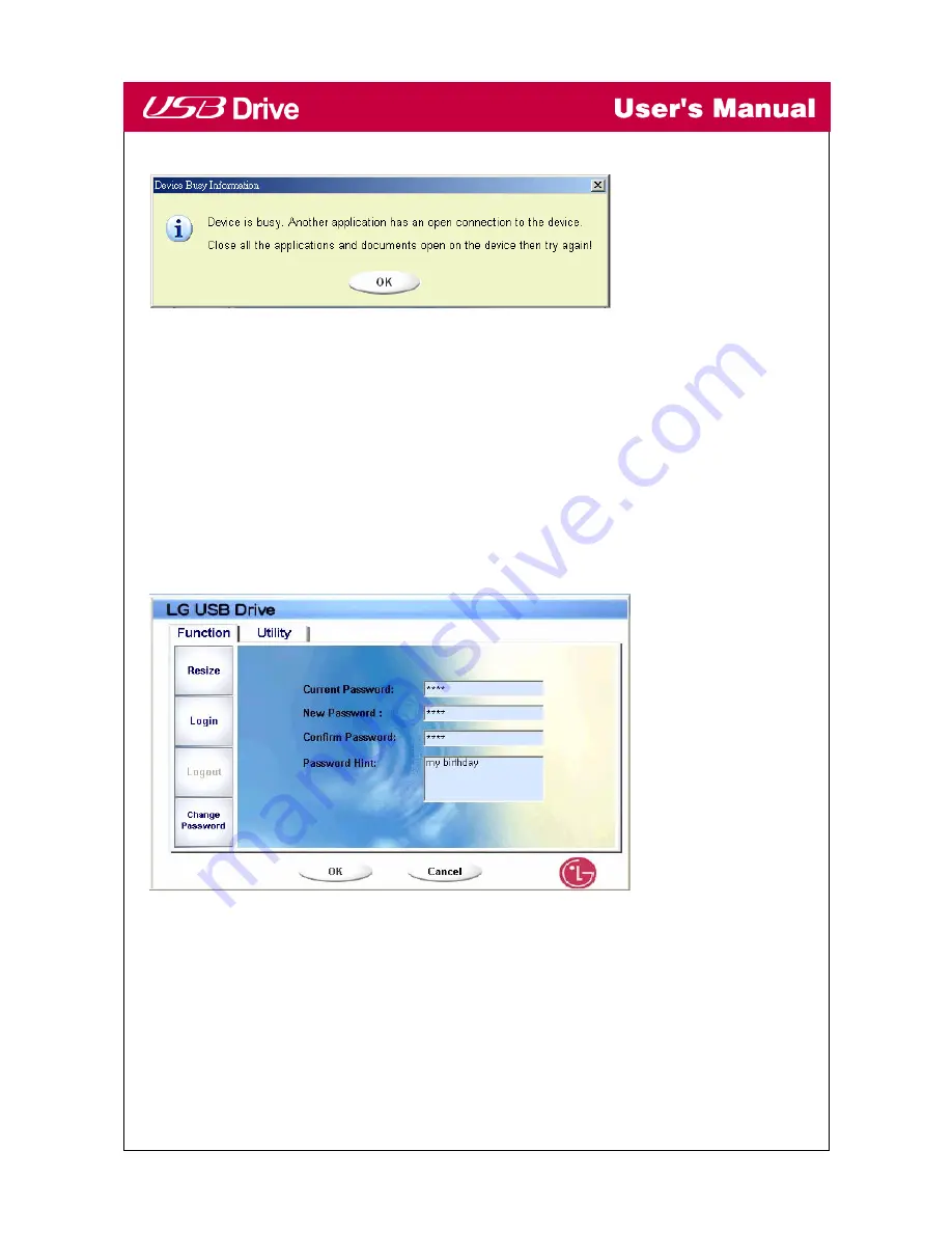 LG UB1GBAS01I User Manual Download Page 22