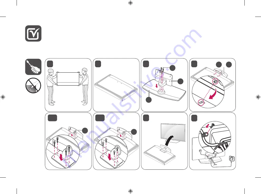 LG US660H Series Easy Setup Manual Download Page 2