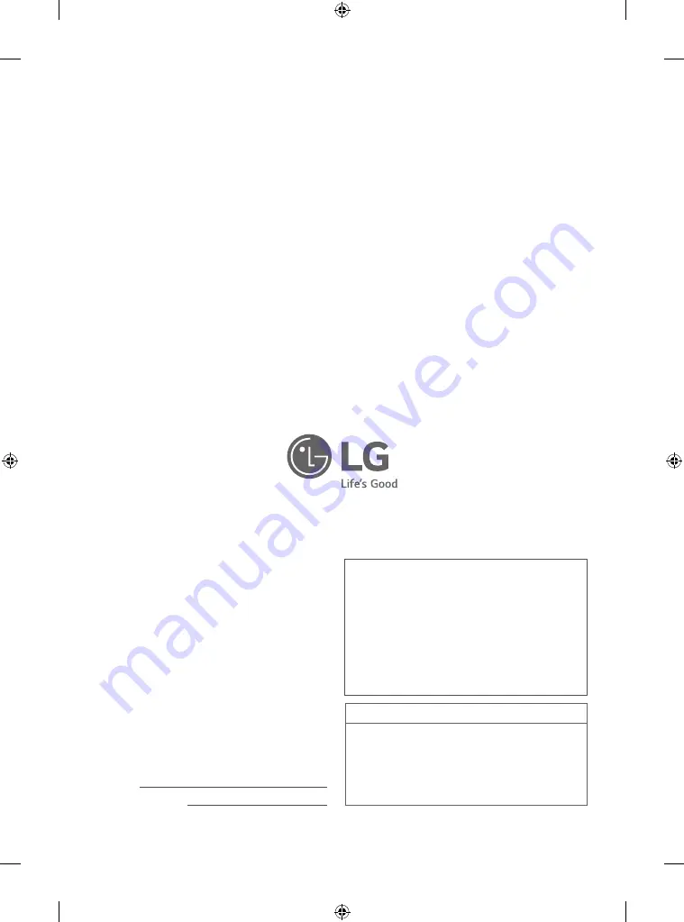 LG US660H Series Easy Setup Manual Download Page 88