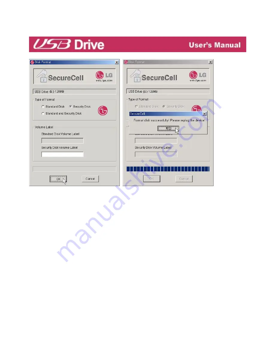 LG USB Drive User Manual Download Page 12