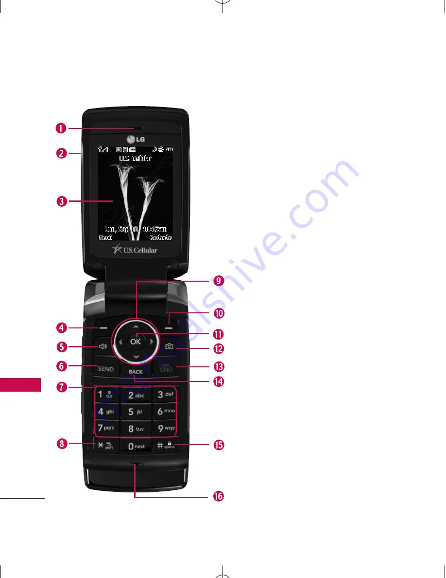 LG UX380 (Spanish) Manual Del Usuario Download Page 15