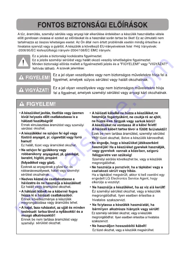 LG VB27 N Series Manual Download Page 22