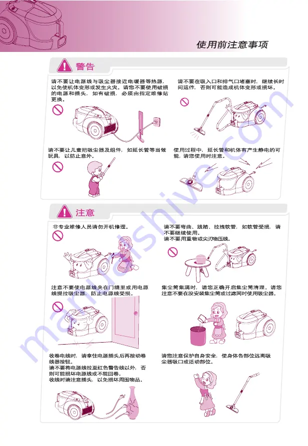 LG VC31116GNT Manual Download Page 5