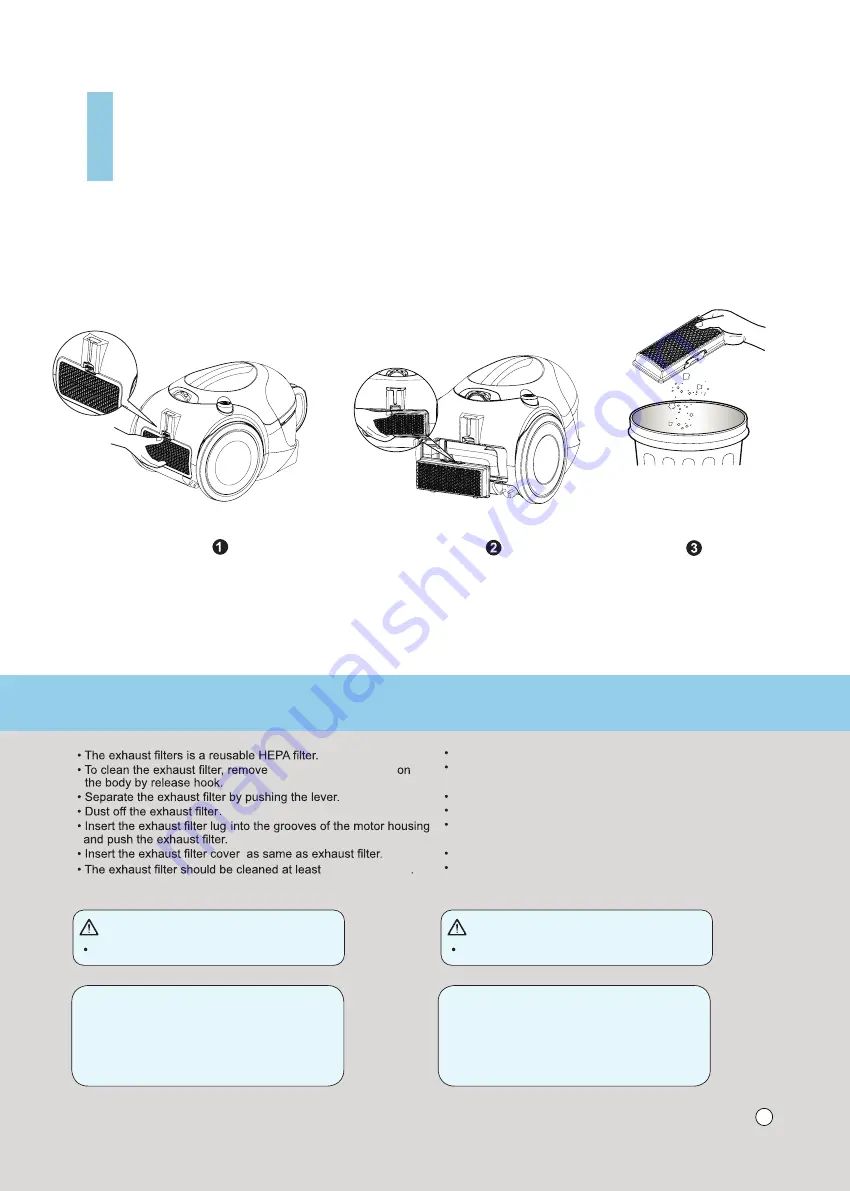 LG VC50 H Series Owner'S Manual Download Page 24