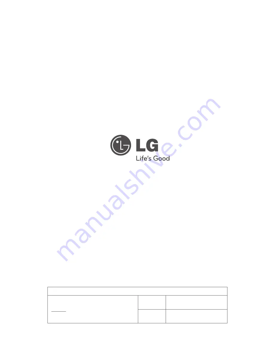 LG VC921 Series Owner'S Manual Download Page 22