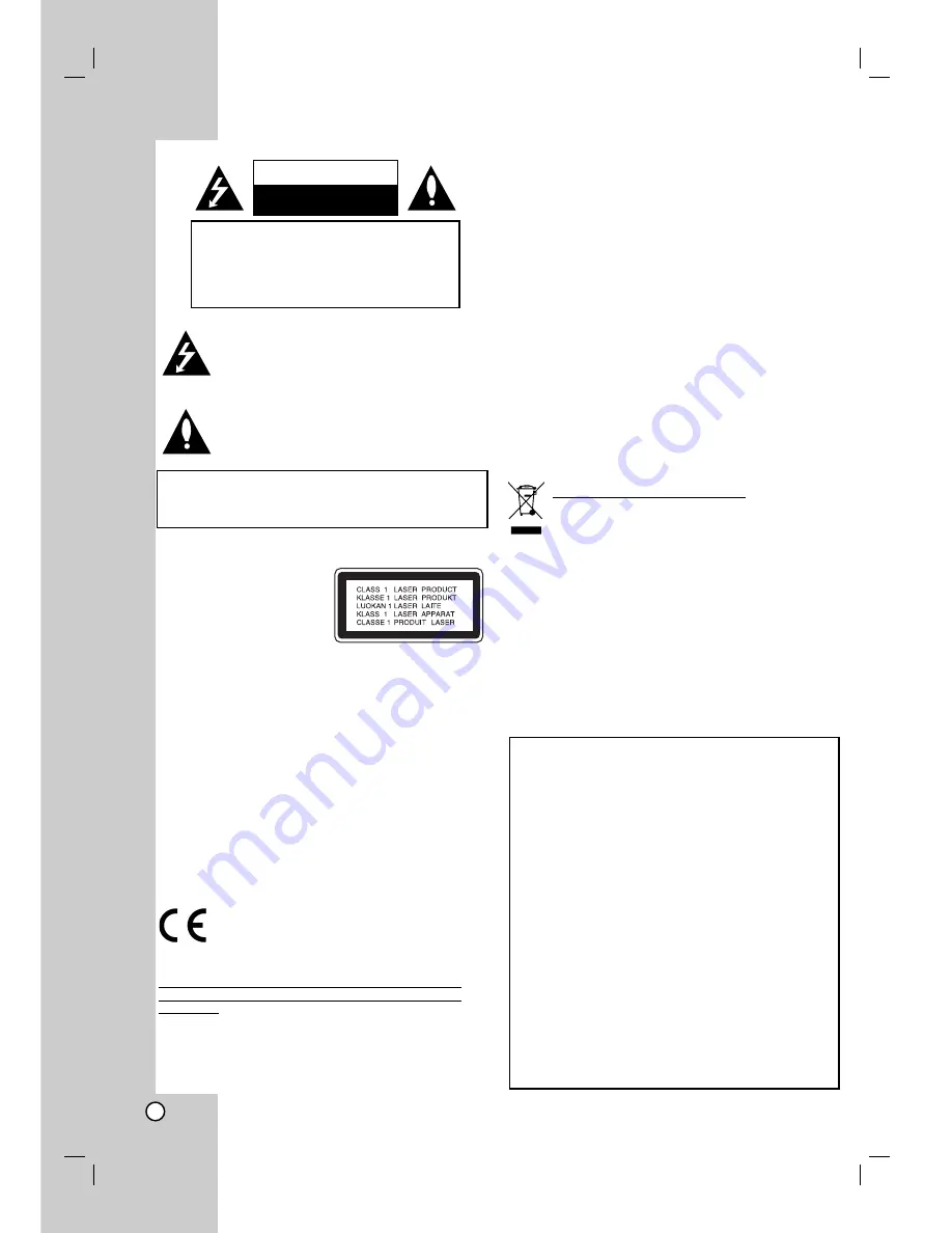 LG vc9700 Скачать руководство пользователя страница 2