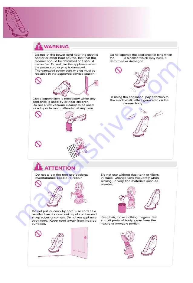 LG VH920 Series Manual Download Page 17