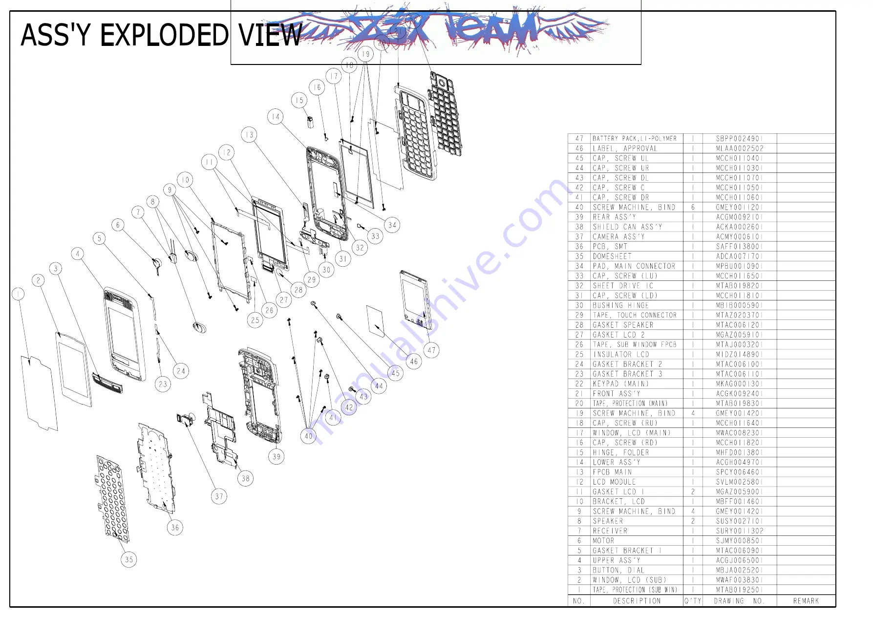 LG VX10000  Voyager Service Manual Download Page 130