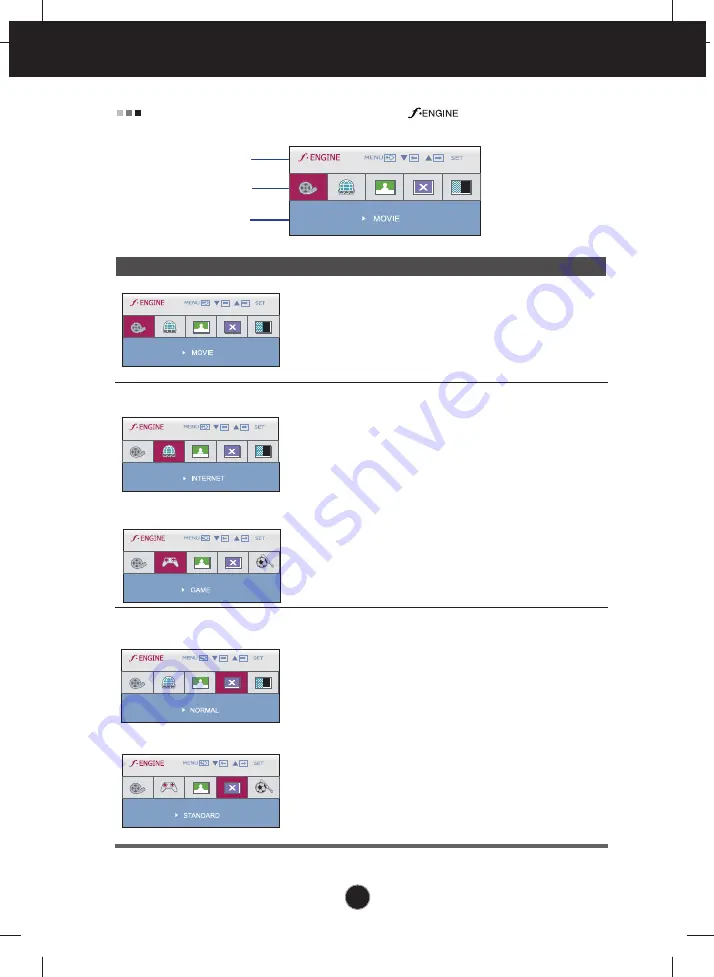 LG W2261V User Manual Download Page 19