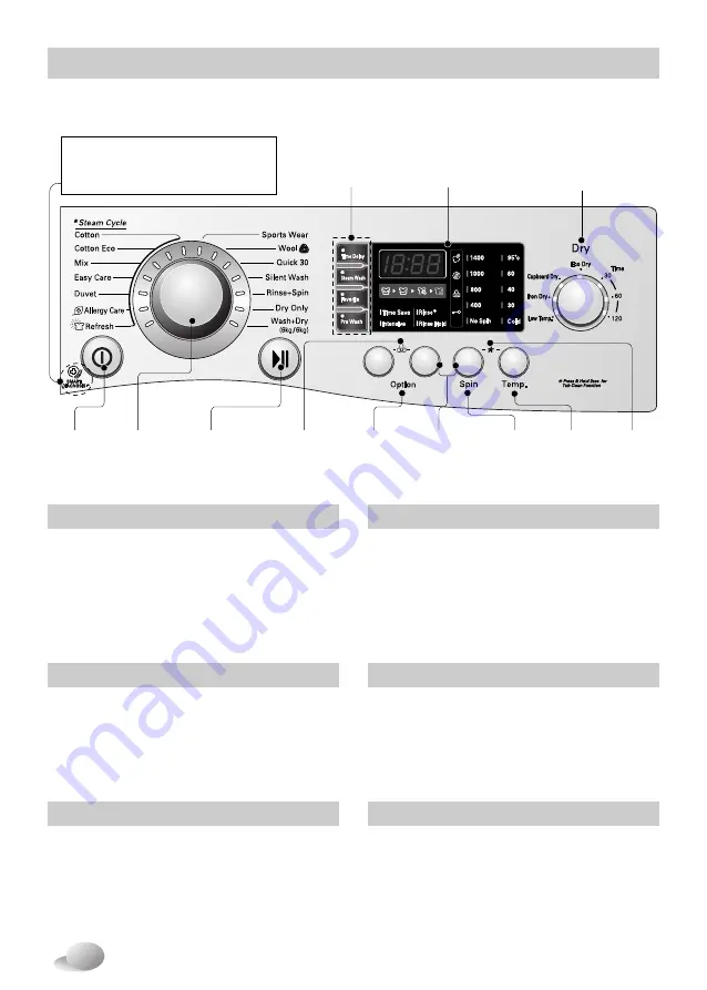 LG WD-P1410RD6 Скачать руководство пользователя страница 62