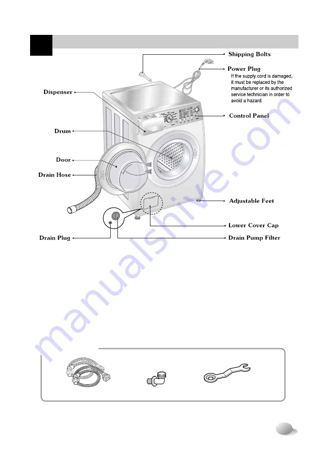 LG WD-T1213MRD Owner'S Manual Download Page 6