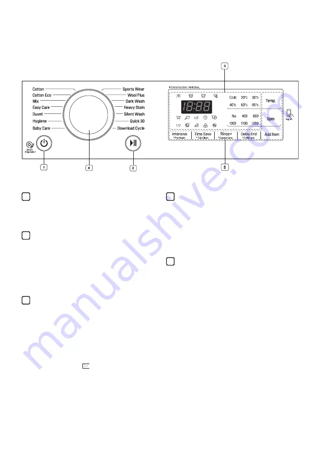 LG WD1208TC4W Owner'S Manual Download Page 22