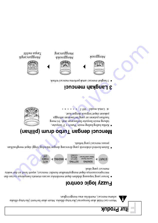 LG WF-A791TC Owner'S Manual Download Page 60