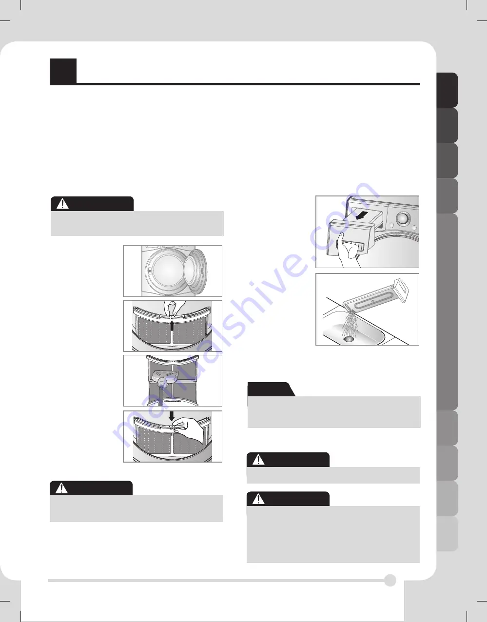 LG WF-D90PW Owner'S Manual Download Page 17