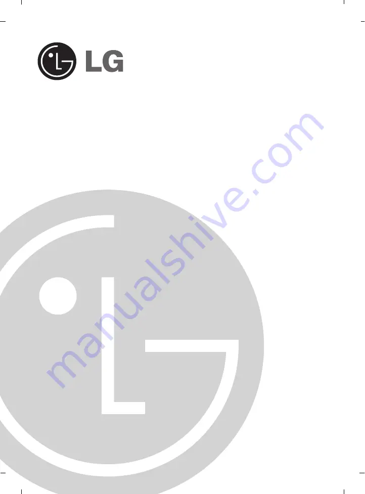 LG WF-T1407TP Owner'S Manual Download Page 1