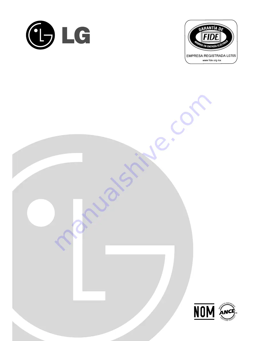 LG WFS1638EKD Owner'S Manual Download Page 1