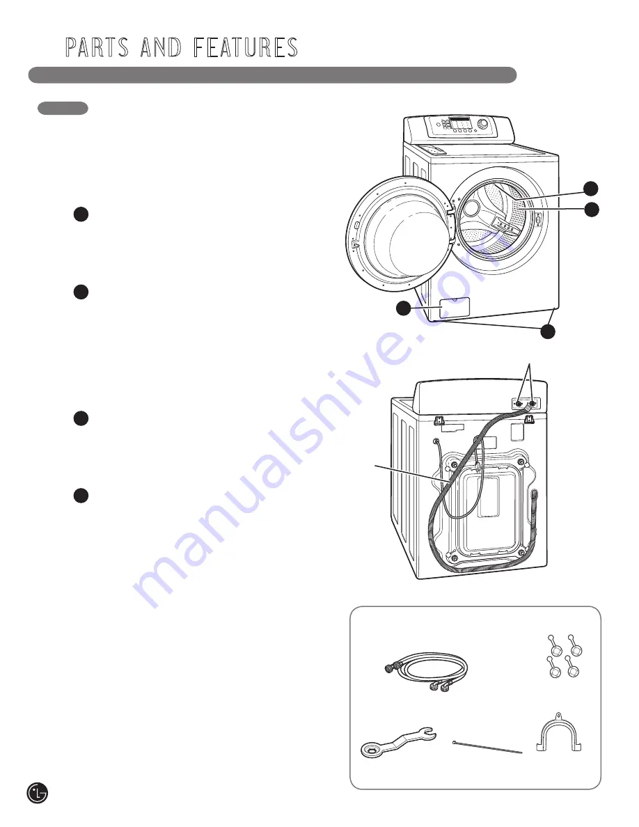 LG WM0742HWA User'S Manual & Installation Instructions Download Page 8