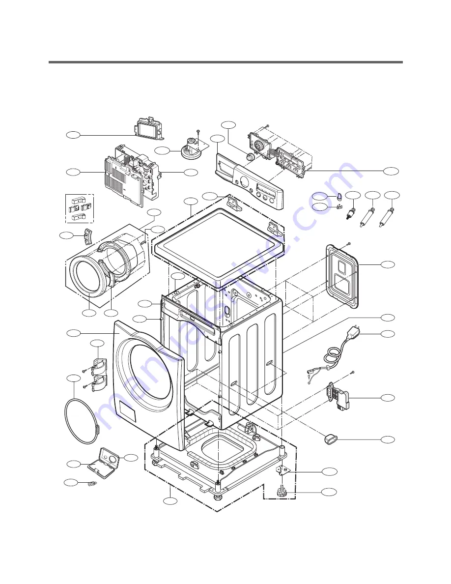 LG WM2650H Series Service Manual Download Page 54