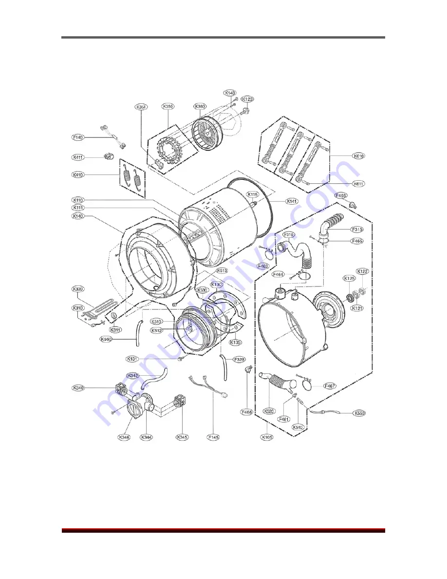 LG WM2688H*M Training Manual Download Page 57