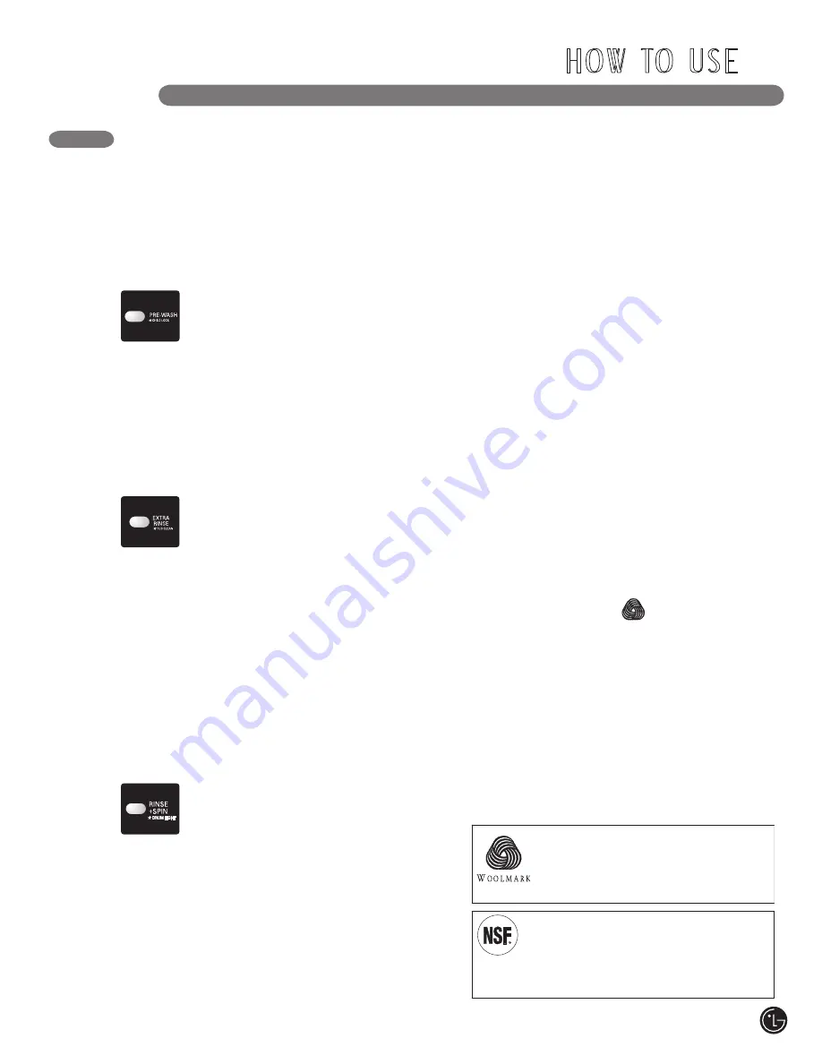 LG WM2901H*A Series User'S Manual & Installation Instructions Download Page 25