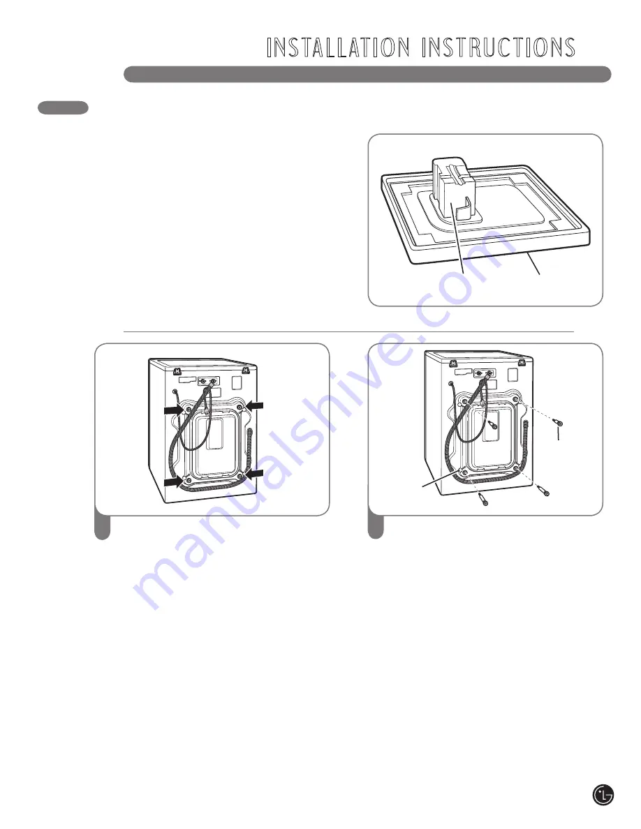 LG WM3001H series User'S Manual & Installation Instructions Download Page 11