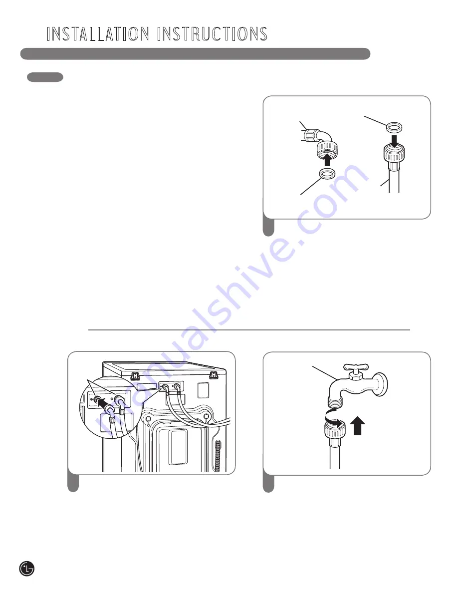 LG WM3001H series User'S Manual & Installation Instructions Download Page 12