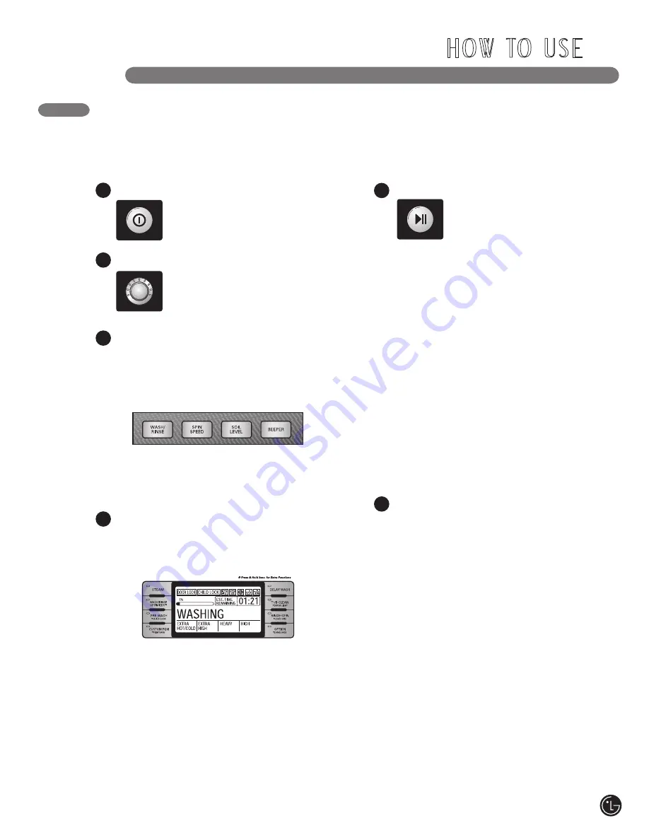 LG WM3001H series Скачать руководство пользователя страница 21