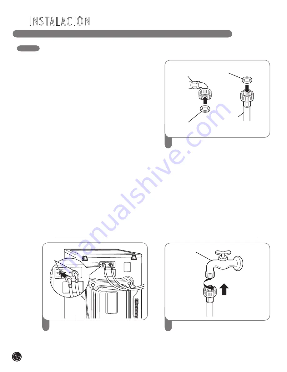 LG WM3001H series User'S Manual & Installation Instructions Download Page 46