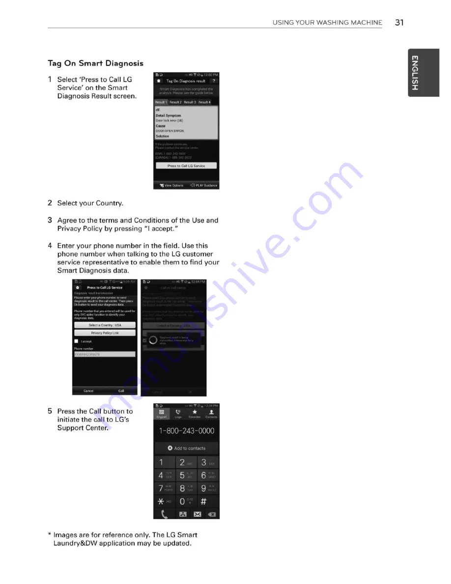 LG WM3370H*A Owner'S Manual Download Page 31