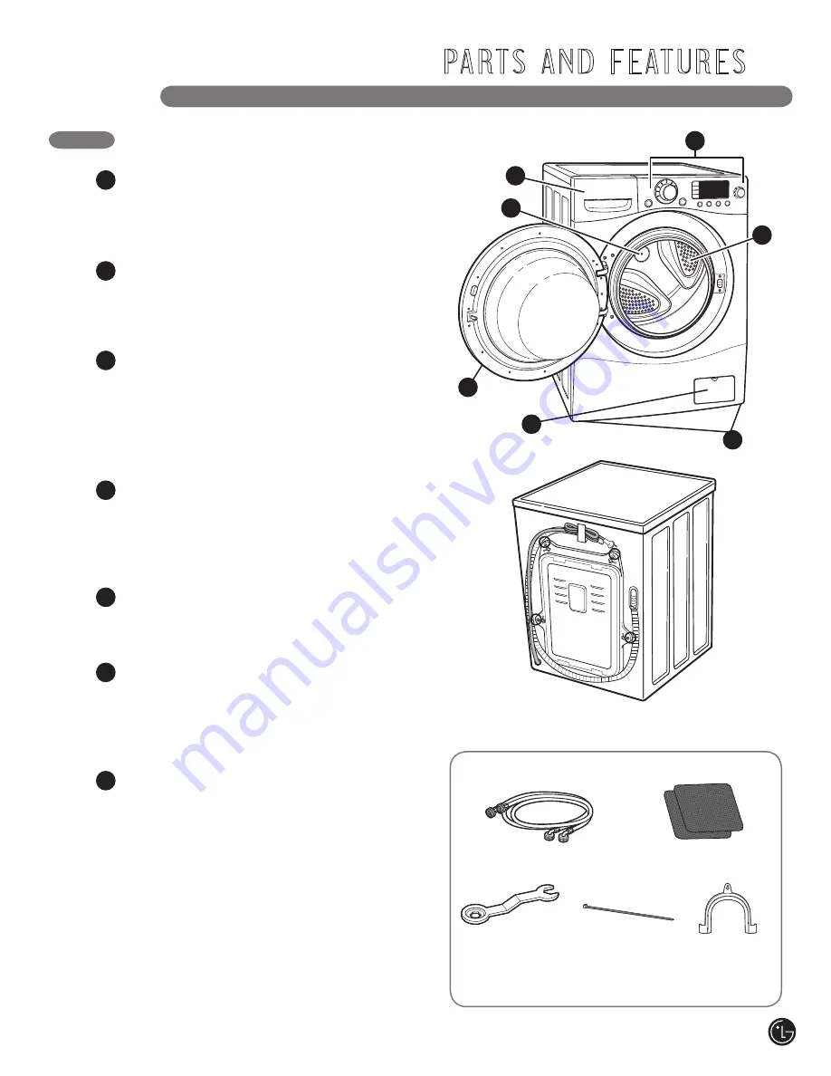 LG WM3455H Series User'S Manual & Installation Instructions Download Page 7