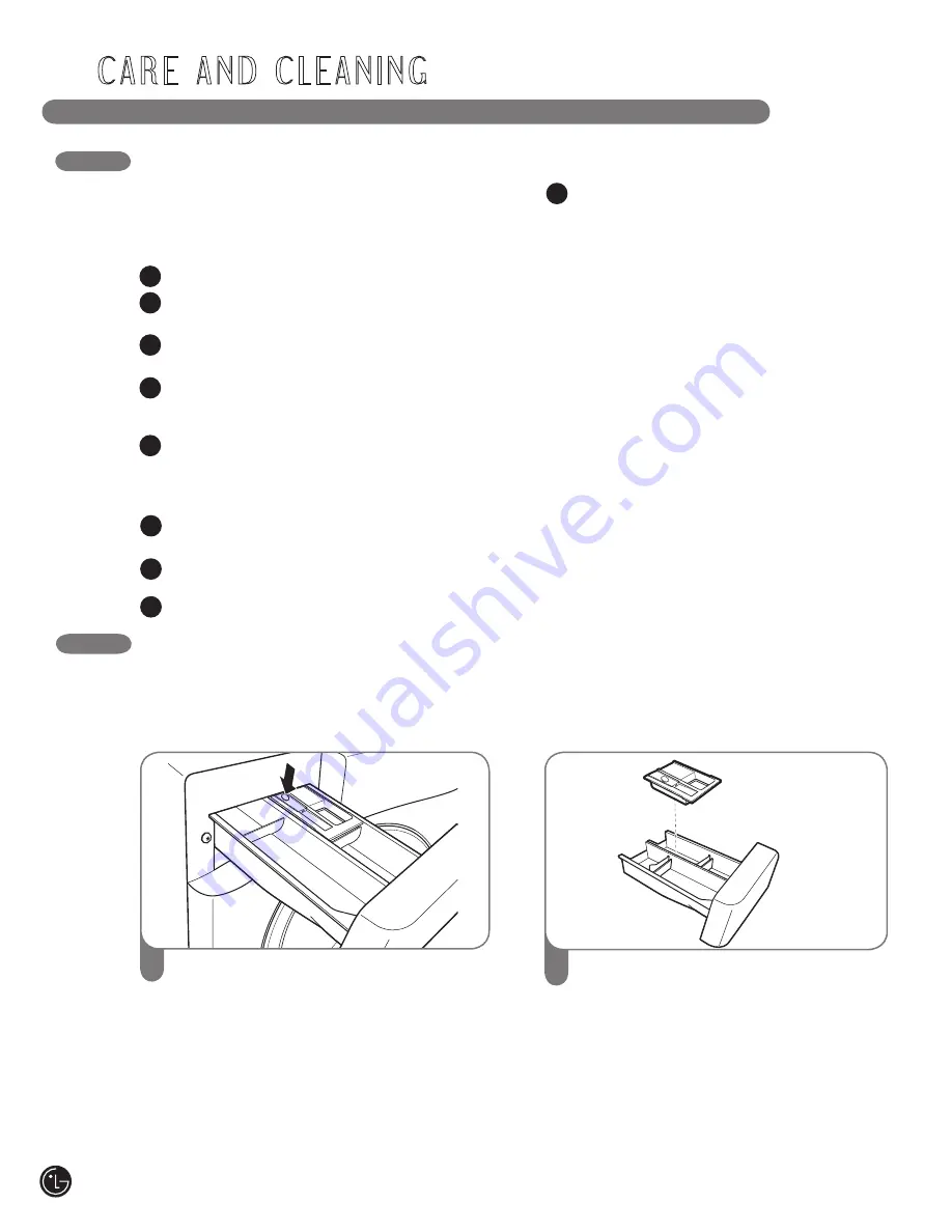 LG WM3455H Series User'S Manual & Installation Instructions Download Page 26