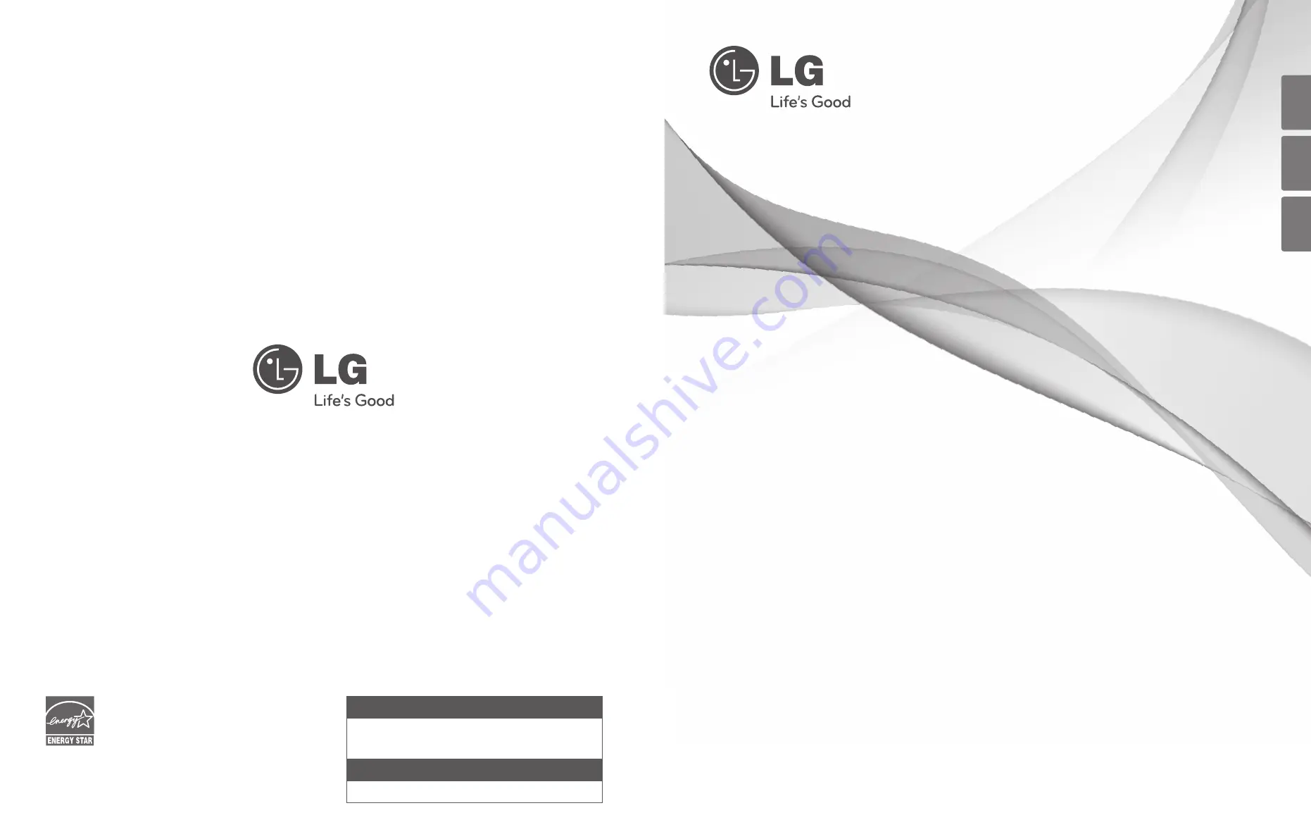 LG WM3550H Series Owner'S Manual Download Page 1