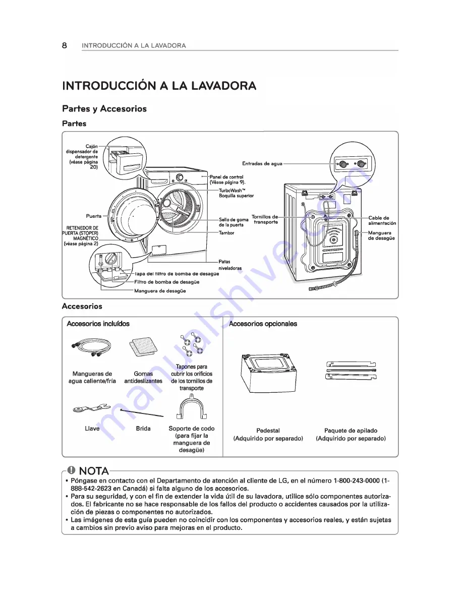 LG WM3570H Скачать руководство пользователя страница 56