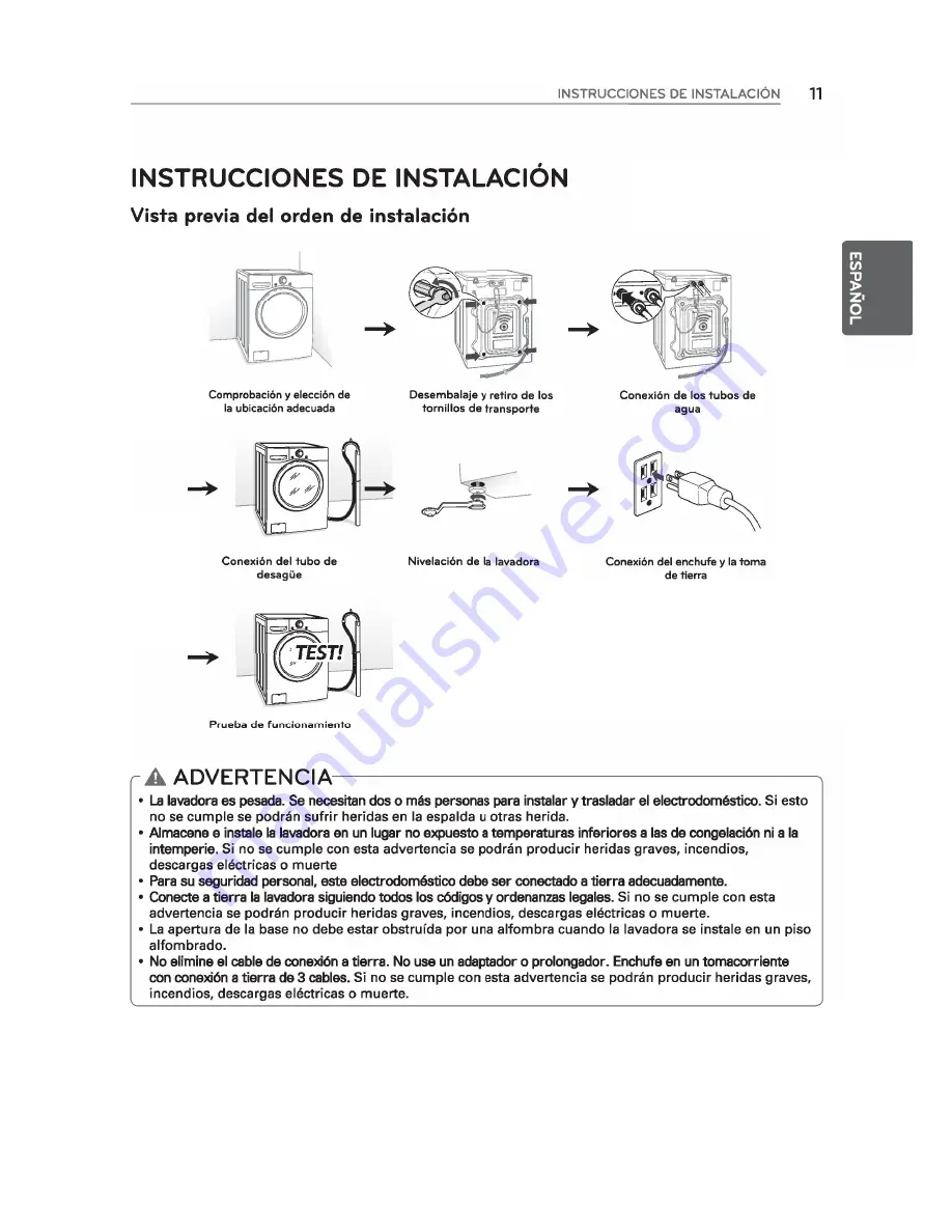 LG WM3570H Скачать руководство пользователя страница 59