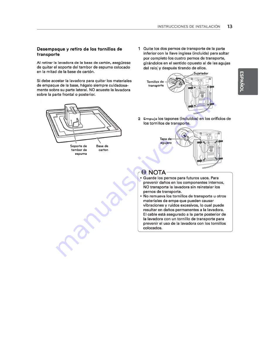 LG WM3570H Скачать руководство пользователя страница 61