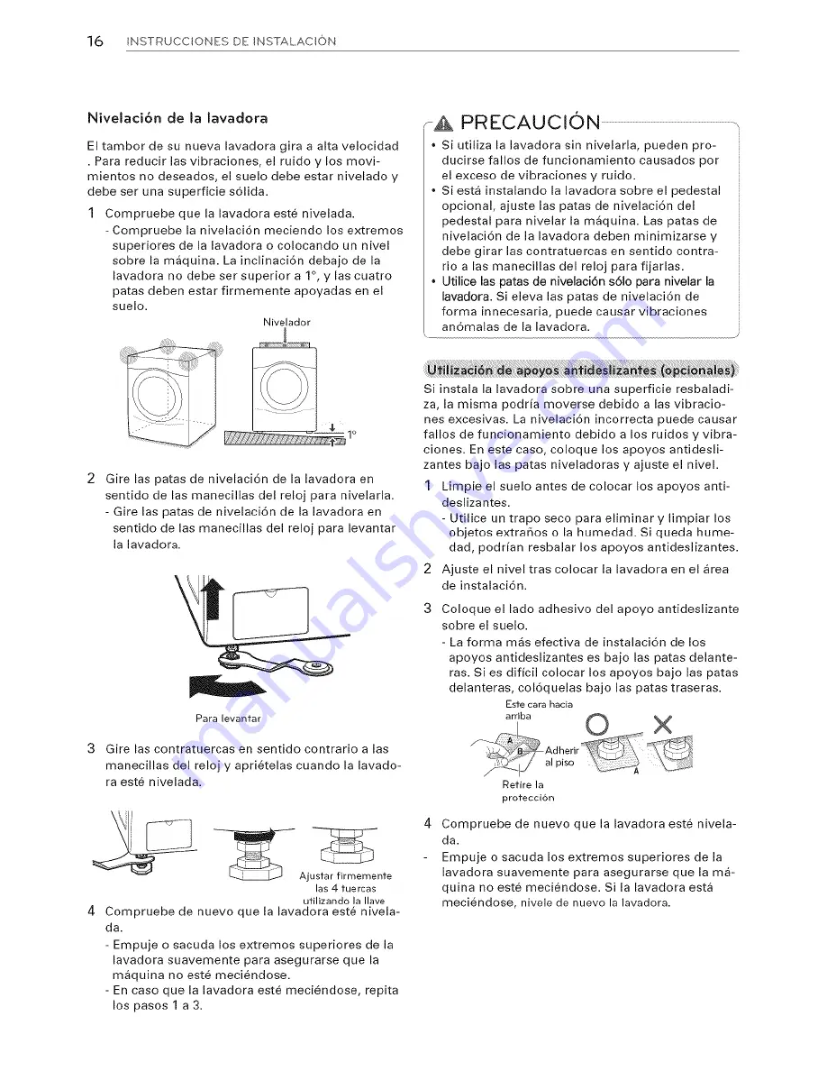 LG WM3570HVA Скачать руководство пользователя страница 64