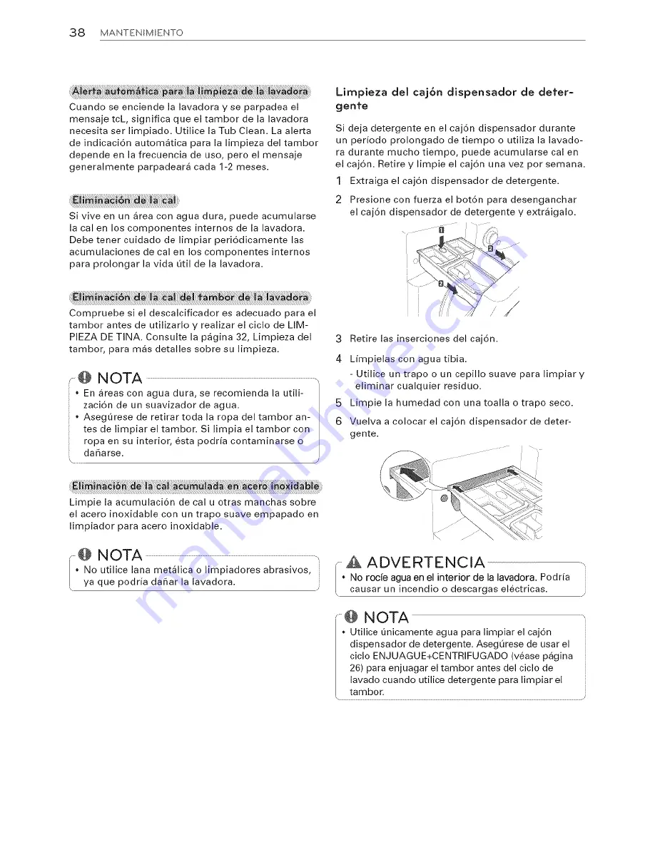 LG WM3570HVA Owner'S Manual Download Page 86