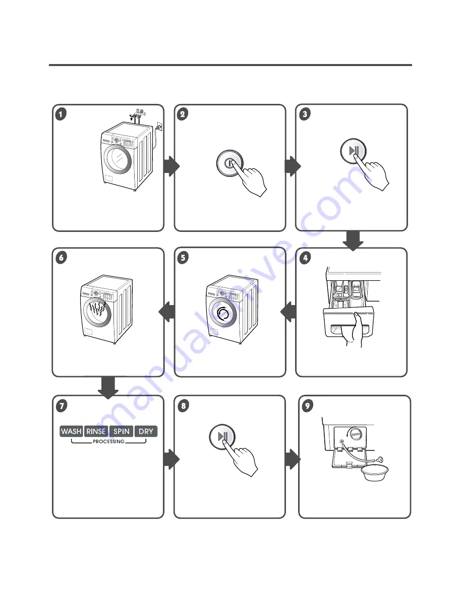 LG WM3677HW Скачать руководство пользователя страница 11