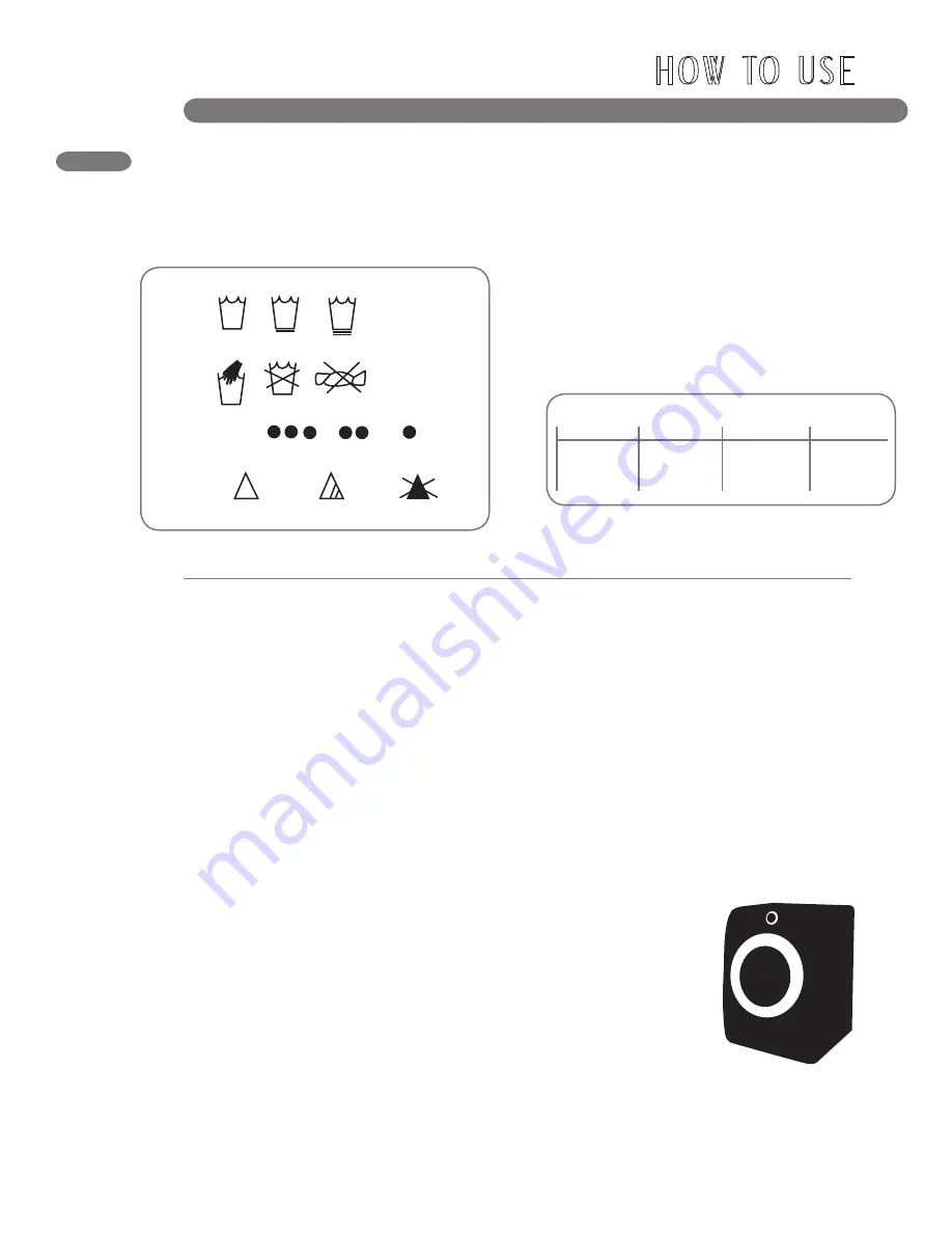 LG WM3987H Series User And Installation Manual Download Page 15