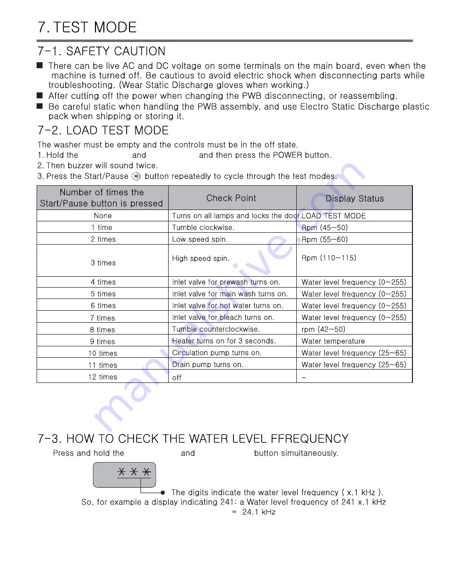 LG WM8000H*A Service Manual Download Page 19