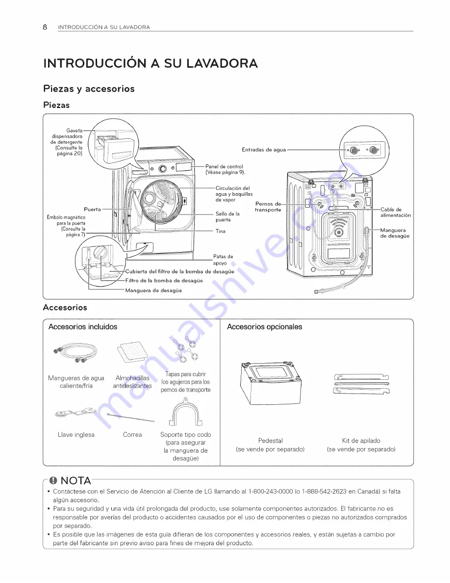 LG WM8500H*A Скачать руководство пользователя страница 52