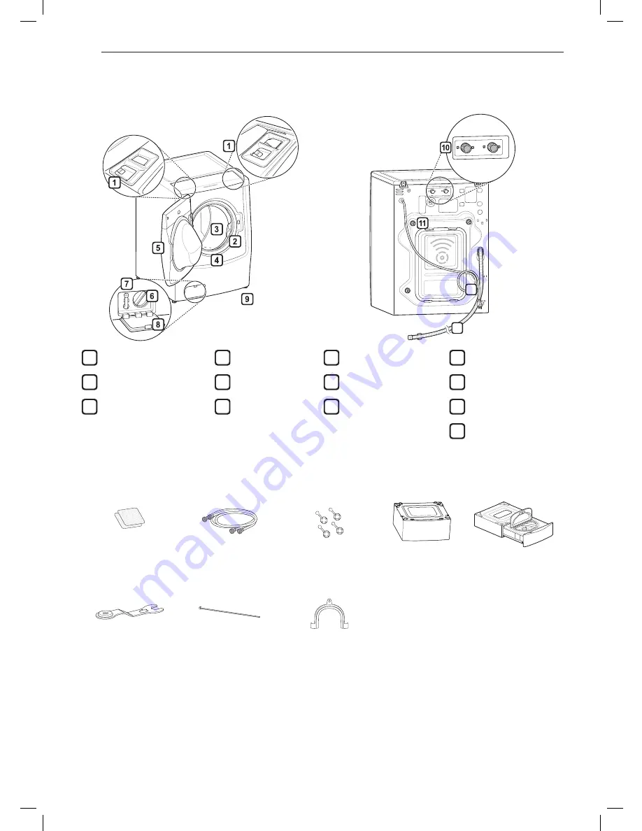 LG WM9500H*A Скачать руководство пользователя страница 8