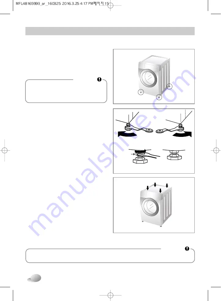 LG WS1509 M Series Owner'S Manual Download Page 55