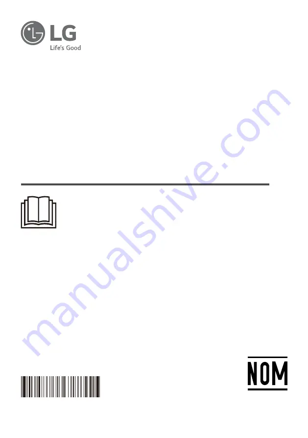 LG WT25 TS6H Series Owner'S Manual Download Page 1