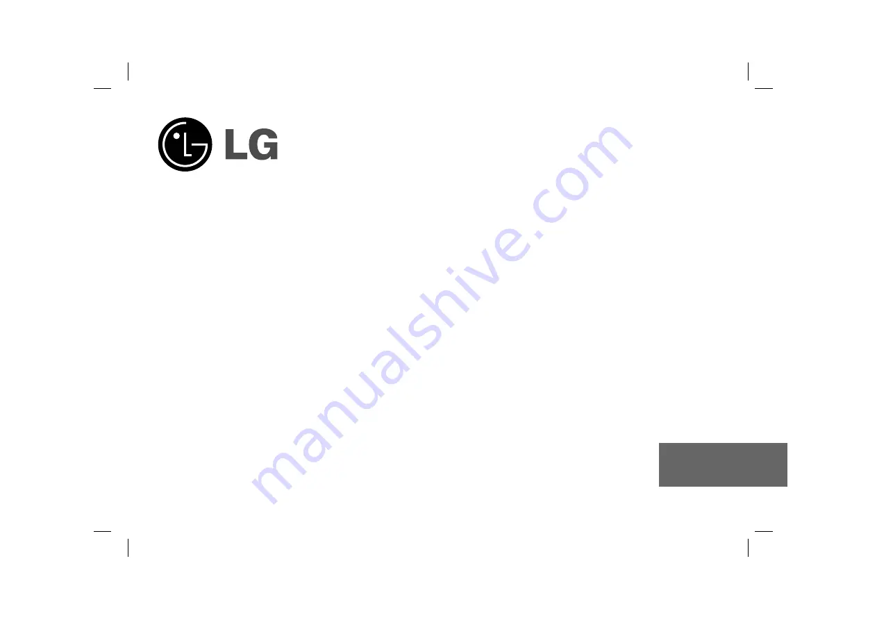 LG XC12 Manual Download Page 1