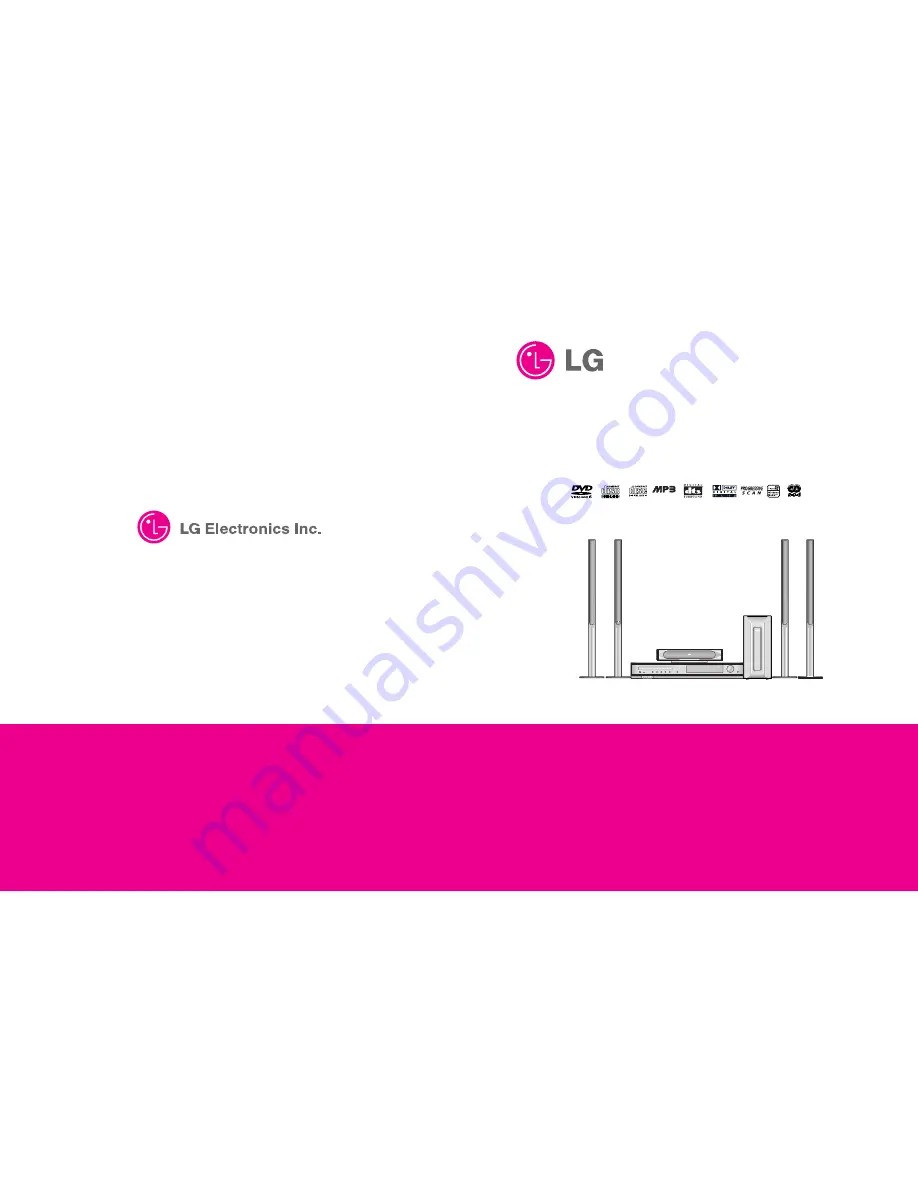 LG XH-T9546 Service Manual Download Page 1